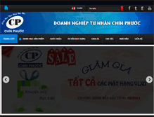 Tablet Screenshot of chinphuoc.com